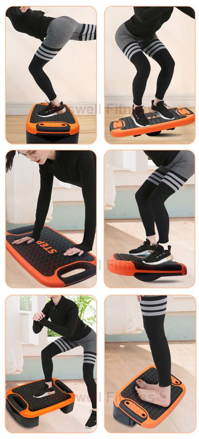 هاسويل فيتنيس AS 106 حجم صغير PP Aerobic Stepper 54.5 سم 7